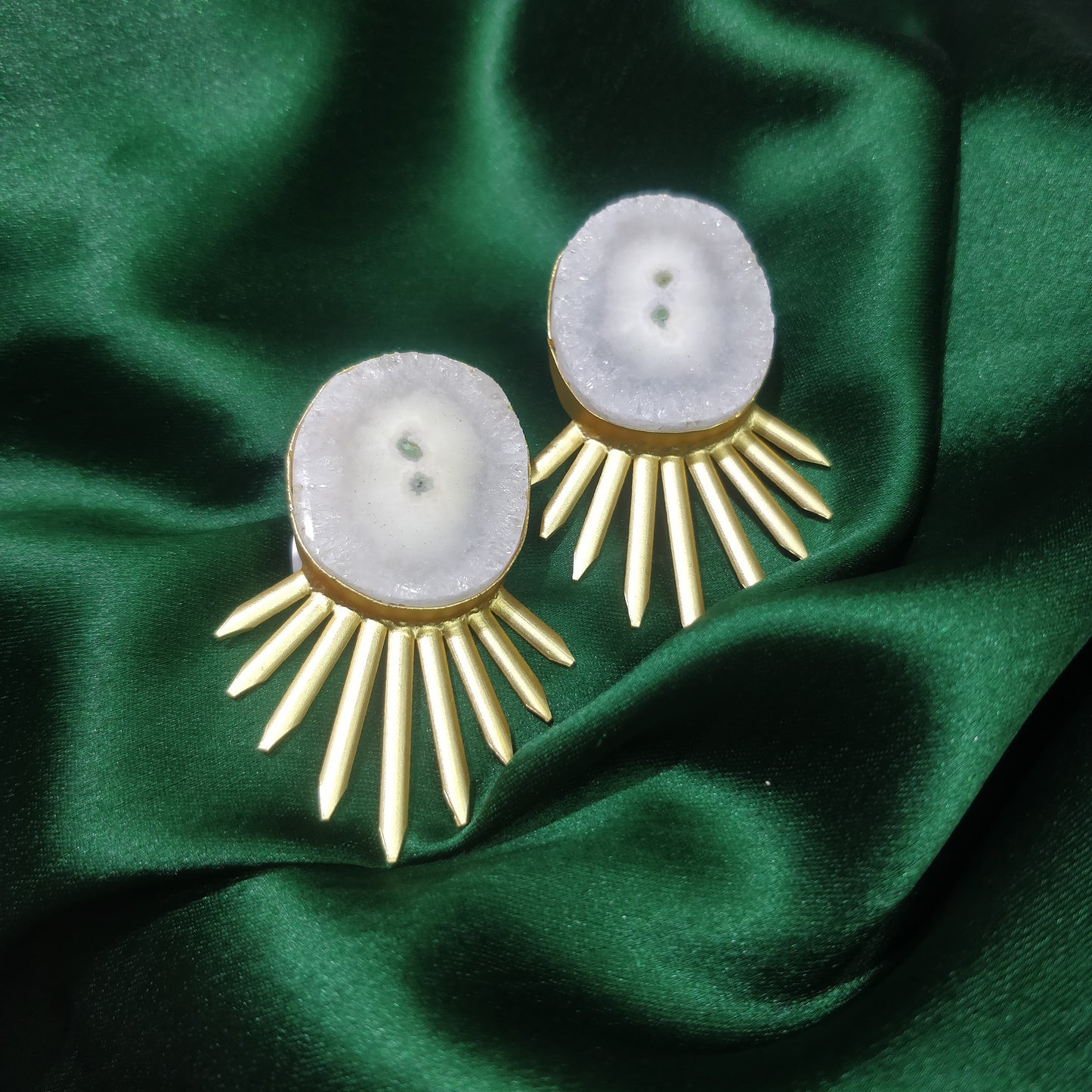 Jalparee's Indowestern MOP earrings T09614