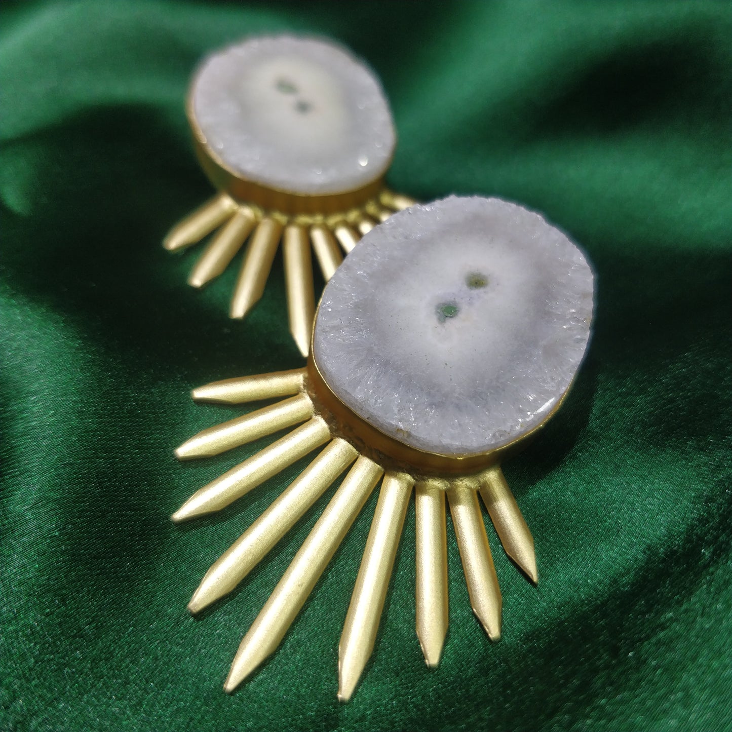 Jalparee's Indowestern MOP earrings T09614