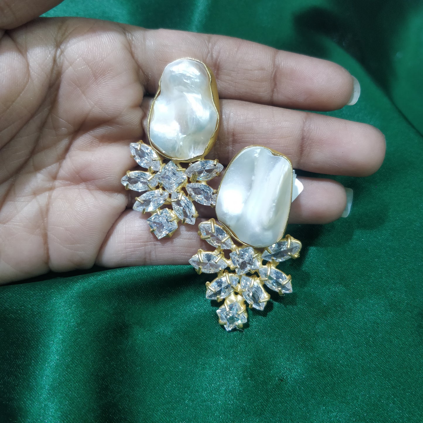 Jalparee's Indowestern Earrings T07851