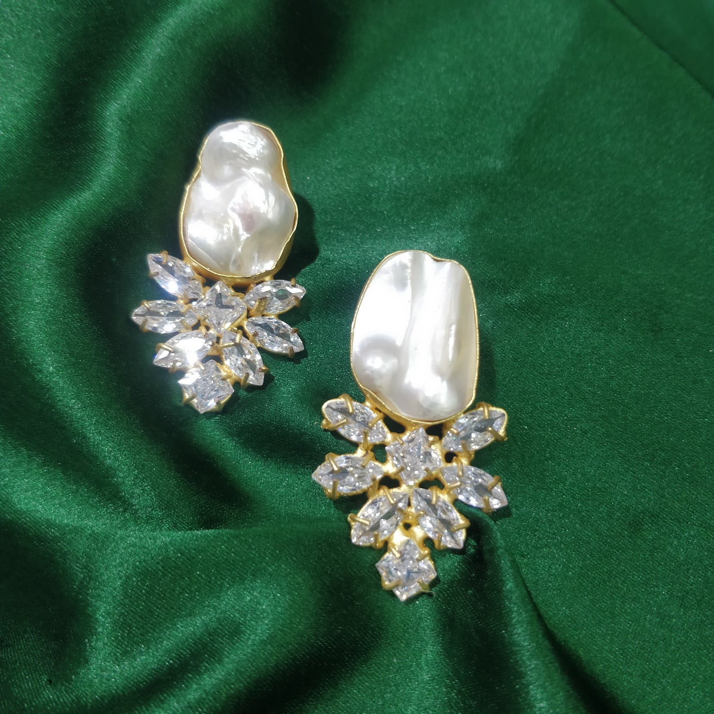 Jalparee's Indowestern Earrings T07851