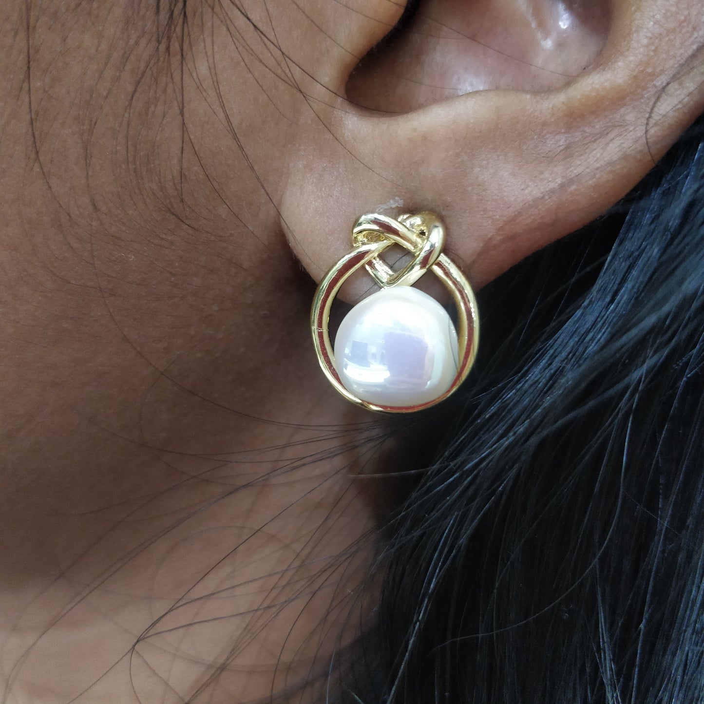 Jalparee's western pearl Earrings T06804